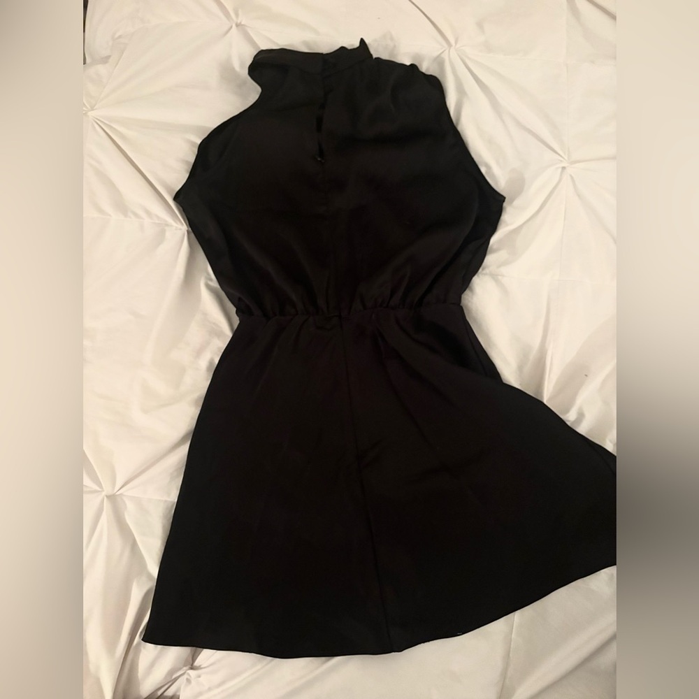 Hello molly Easy Style Satin Mini Dress Black - Picture 3 of 5